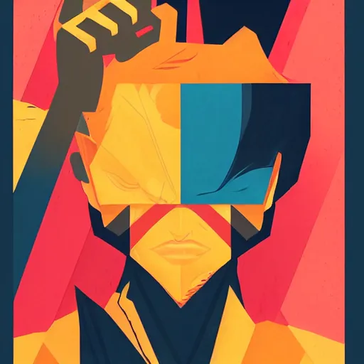 Prompt: Xmen Havoc profile picture by Sachin Teng, asymmetrical, Organic Painting , Matte Painting, geometric shapes, hard edges, graffiti, street art:2 by Sachin Teng:4