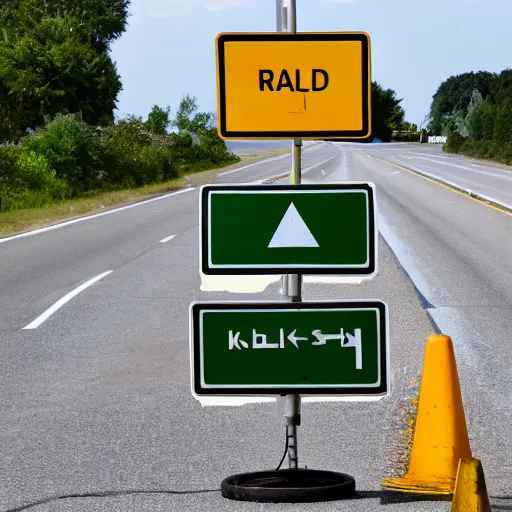 Image similar to a misleading road sign