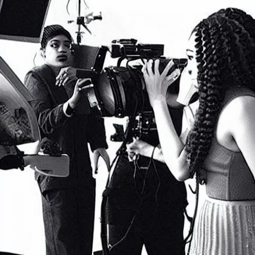 Prompt: beyonce behind the scenes for the music video ‘ break my soul ’