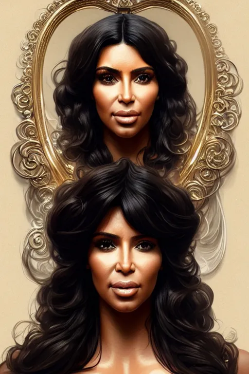Prompt: Portrait of kim kardashian dressed as eazy e, big bust, ghetto, intricate, elegant, highly detailed, digital painting, artstation, concept art, smooth, sharp focus, illustration, art by artgerm and greg rutkowski and alphonse mucha