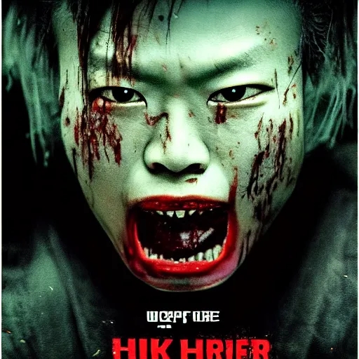 Image similar to 8 k uhd new asian horror movie poster, uhd details