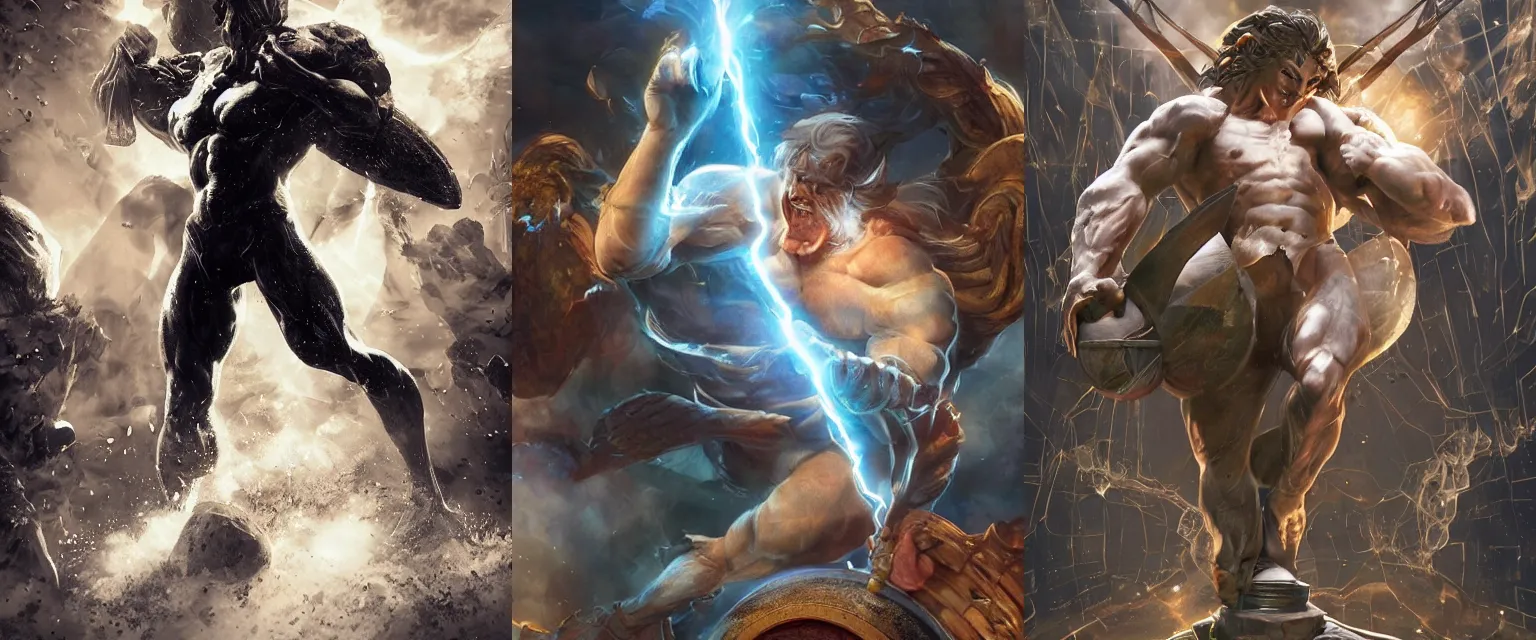 Prompt: full body shot of atlas the greek god carrying the globe on his back, particle effects, ethereal, dreamy, backlit, highly detailed, soft ambient lighting, sharp focus, rule of thirds, epic, masterpiece, digital art, artgerm, wlop, arney freytag, rossdraws, frank frazetta, andrei riabovitchev, hd, octane, 4 k