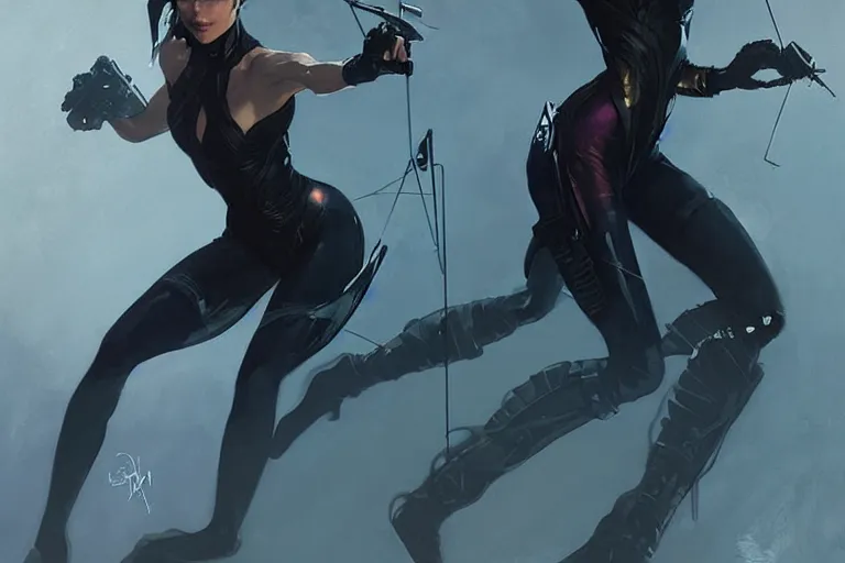 Image similar to aeon flux profile picture by Greg Rutkowski, dynamic pose, intricate, futuristic, fantasy, elegant, by Stanley Artgerm Lau, greg rutkowski, thomas kindkade, alphonse mucha, loish, norman Rockwell,