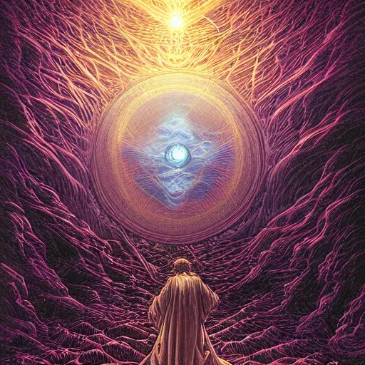 Image similar to astral projection by gustave dore and dan mumford, artstation