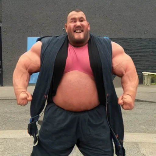 Prompt: strongest man in the world