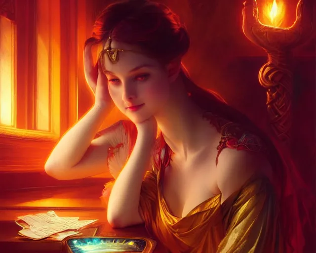 Image similar to photography of delphin enjolras, deep focus, d & d and mtg, fantasy, intricate, elegant, highly detailed, digital painting, artstation, concept art, matte, sharp focus, illustration, hearthstone, art by artgerm and greg rutkowski and alphonse mucha