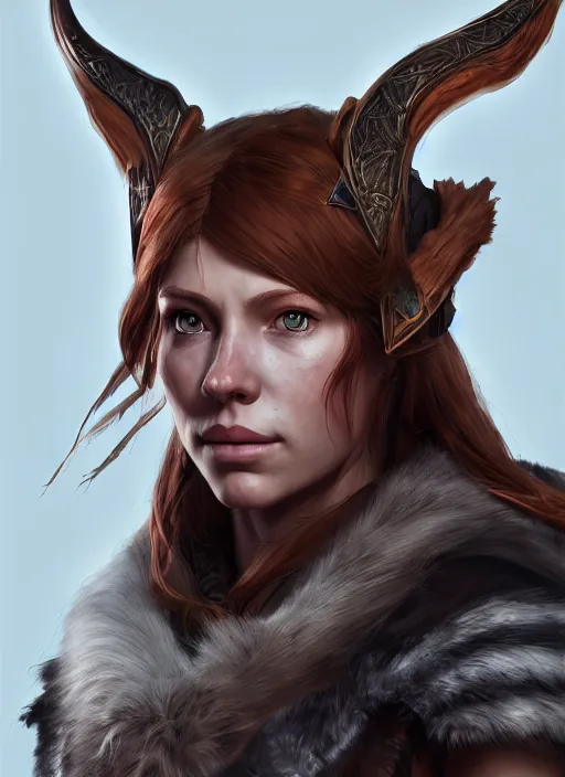 Prompt: a portrait aela the huntress from skyrim, intricate, tone mapped, ambient lighting, highly detailed, digital painting, artstation, concept art, sharp focus, by makoto shinkai and akihiko yoshida and hidari and wlop