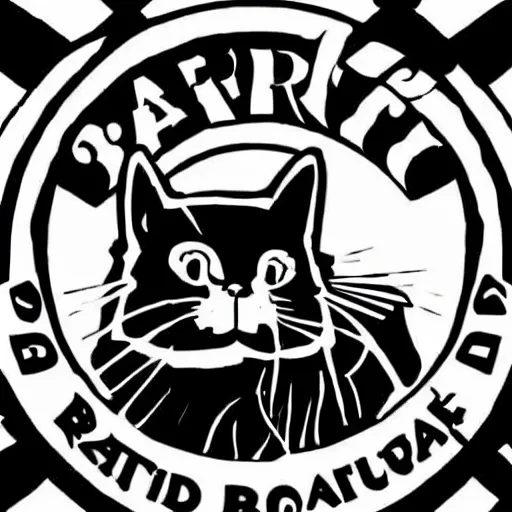 Prompt: logo for the band ratcat