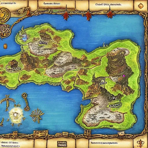 Image similar to beautiful and extremely detailed fantasy board game map