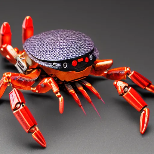 Prompt: robotic crab