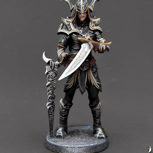 Image similar to dark elf from lineage - 2 with knife