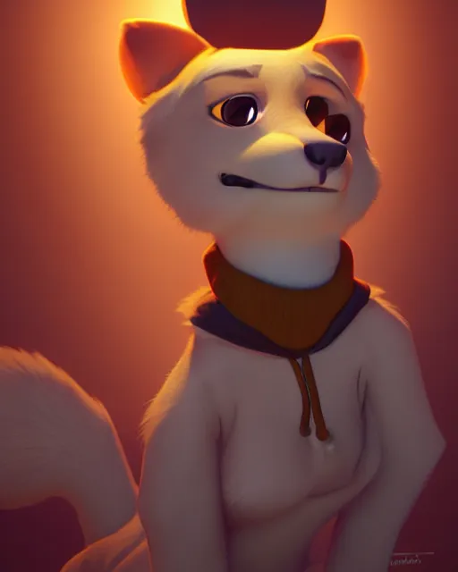 Image similar to furry by cory loftis, artstation, volumetric lighting, perfect, high detail