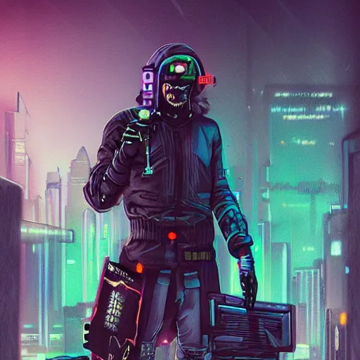 Prompt: cyberpunk | killjoyvalorant art, illustrated by kir sir