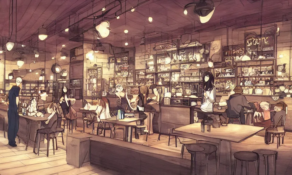 Cafe Background  Project Cappuccino by Dokucchi on DeviantArt