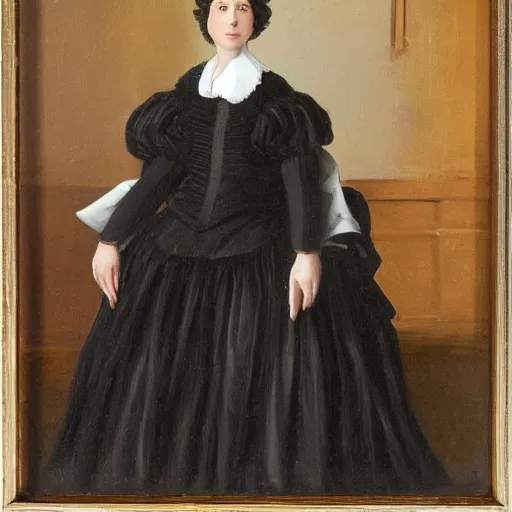 Image similar to photo of a french lawyer wearing a french black court dress, contemporary, color, award - winning, realistic