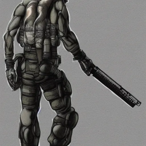 Image similar to Solid snake as a real snake