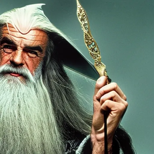 Prompt: Sean Connery as Gandalf