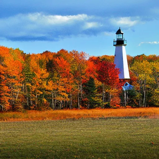 Image similar to crisp autumn day in maine