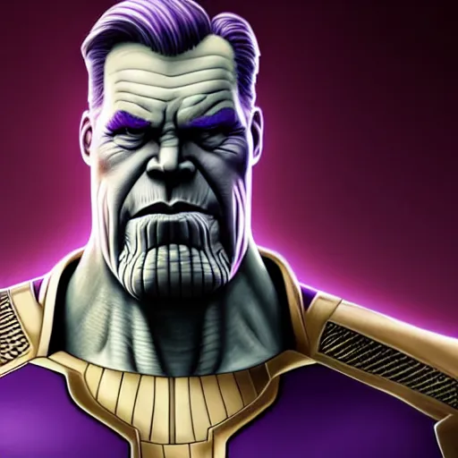 Prompt: photo portrait of a handsome thanos with straight brown slicked back hair while wearing thick rimmed glasses and an expensive suit, realistic, hyperrealistic, 8 k resolution, hd quality, very detailed, highly detailed, intricate details, real life, real world, trending on artstation, digital art, really realistic, very realistic, headshot, head in frame, photograph, portrait