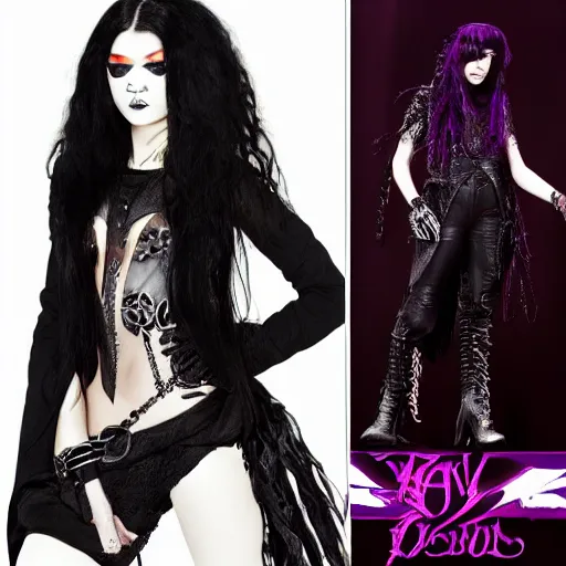 Image similar to Goth Zendaya