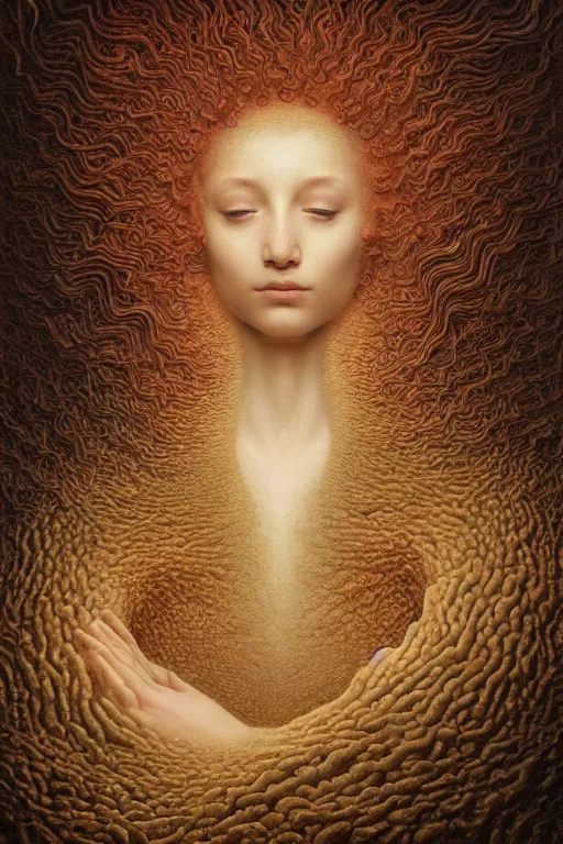 Prompt: intricate stunning highly detailed placenta, digital painting by agostino arrivabene and vladimir kush, surreal, ultra realistic, artstation