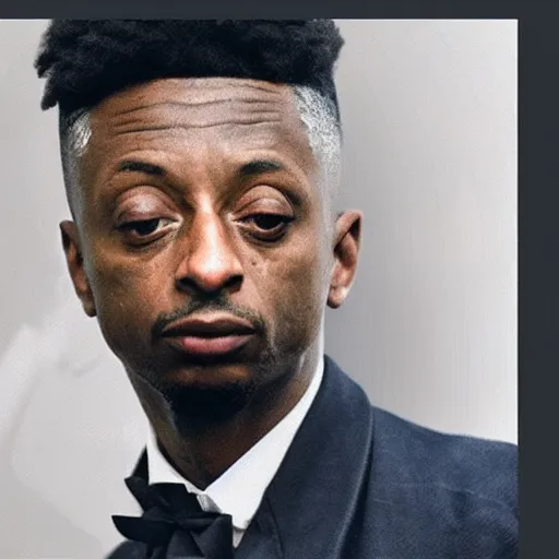 Prompt: “ hidden cctv footage of 2 1 savage committing war crimes, caught in 4 k, uhd, never before seen ”