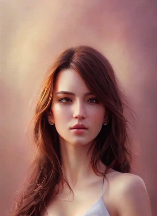 Image similar to photo of a gorgeous young woman in the style of stefan kostic, realistic, sharp focus, 8k high definition, insanely detailed, intricate, elegant, art by stanley lau and artgerm