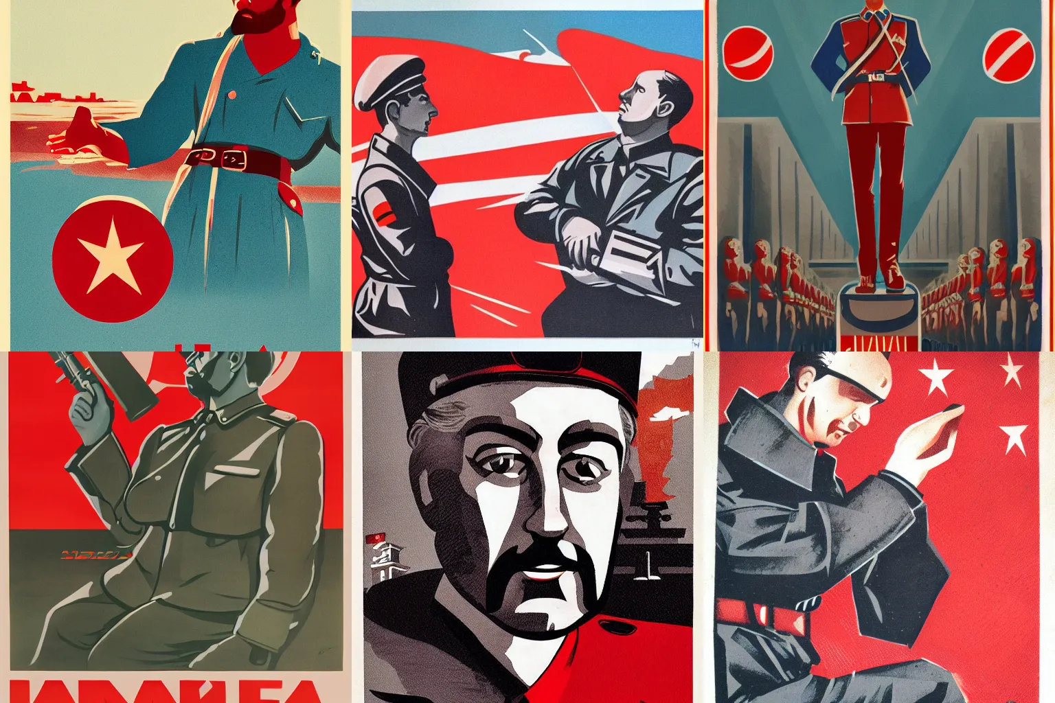 Prompt: soviet era propaganda of hasan piker. Hasanabi. featured on artstation