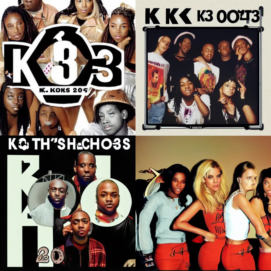 Prompt: K3 albumhoes 2004