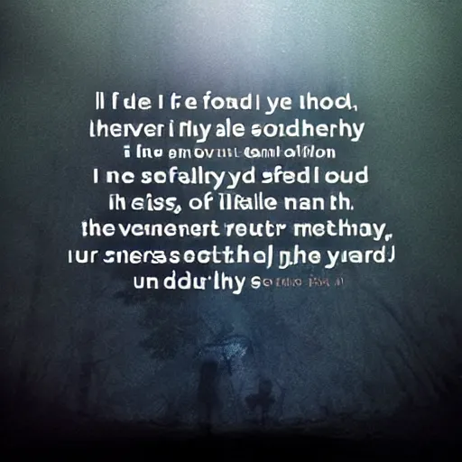 Prompt: i find shelter, in this place, undercover, hideaway, but can you hear, when i say, i have never felt this way