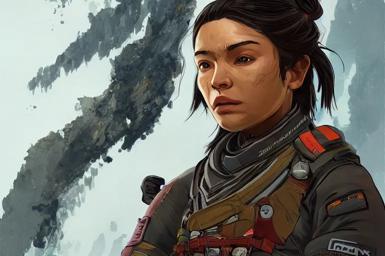 Image similar to portrait of an Apex Legends character By Emmanuel Lubezki