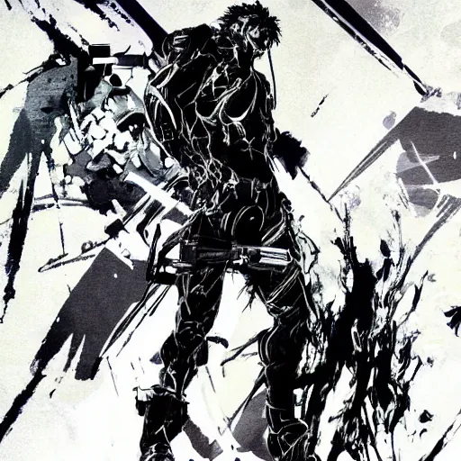 Image similar to “ yoji shinkawa character illustration ”