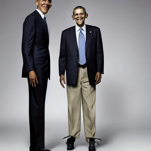 Prompt: barack obama normcore, fashion photography