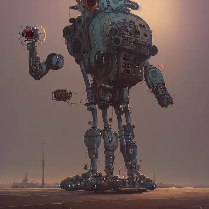 Image similar to dieselpunk robotic mistress, extremely detailed, plush, intricate, soft light, volumetric, blender, digital painting, art station, by simon stalenhag