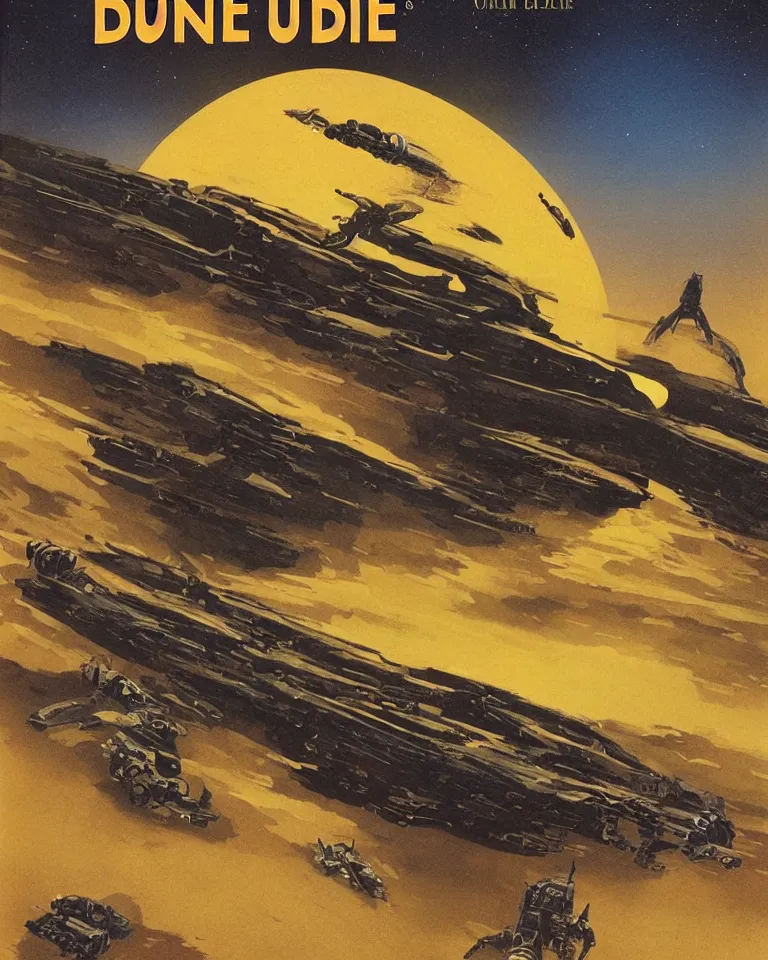 Image similar to dune vhs cover by chris foss