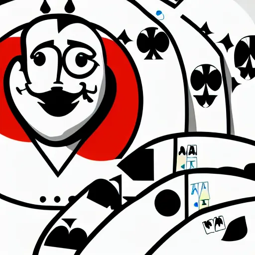 Image similar to gambling addict, digital art, iconic icon, 2 d vector logo, cartoon, t - shirt design