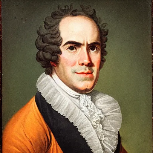 Prompt: A 1700s portrait of Trevor Philips