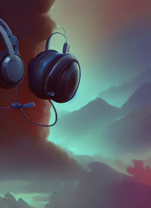 Prompt: face portrait of a headset wearing telemarketer appearing out of misty steam, Alena Aenami, Petros Afshar, Noah Bradley, Anton Fadeev, Anato Finnstark, Steve Henderson, Filip Hodas, Mark Keathley, Thomas Kinkade, Phil Koch, Gilbert Williams, Mike Winkelmann, Beeple