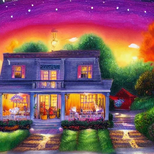 Prompt: sweet summer night highly detailed, fine detail