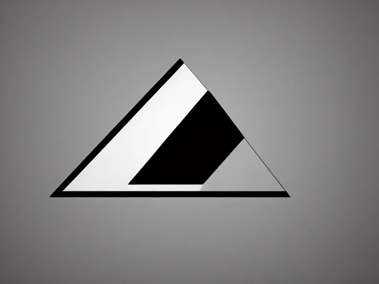 Prompt: minimalistic simple wallpaper of an infinity symbol and a triangle with an eye on top of it