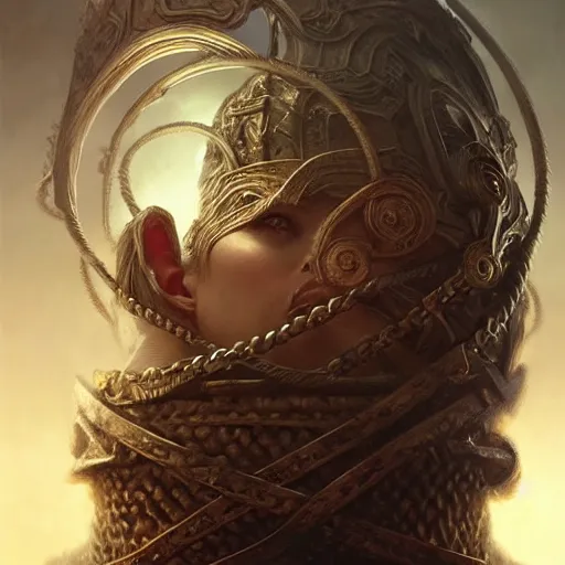 Image similar to gordian knot, fine art, awesome fantasy book cover on pinterest, award winning, dark fantasy landscape, fantasy magic, intricate, elegant, sharp focus, cinematic lighting, highly detailed, digital painting, concept art, art by wlop and artgerm and greg rutkowski, masterpiece, trending on artstation, 8 k