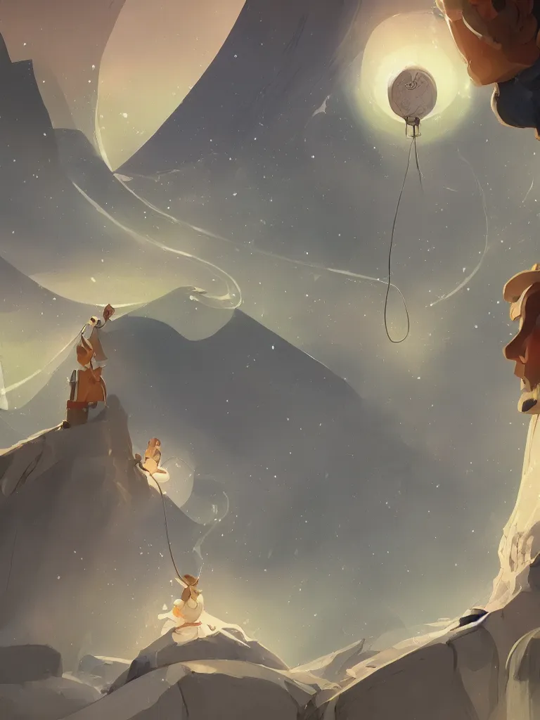 Image similar to inner light by disney concept artists, blunt borders, rule of thirds