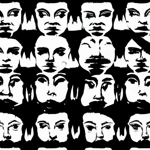 Image similar to outline of faces, wallpaper