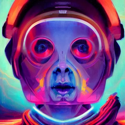 Image similar to symmetry!! a sci-fi portrait, oil painting, colourful!! illustration of a Jedi, colourful, by Justin Sweet and Greg Rutkowski and Alphones Much