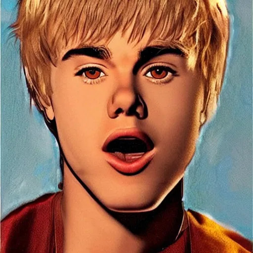 Prompt: beaver with the face of justin bieber, high detail