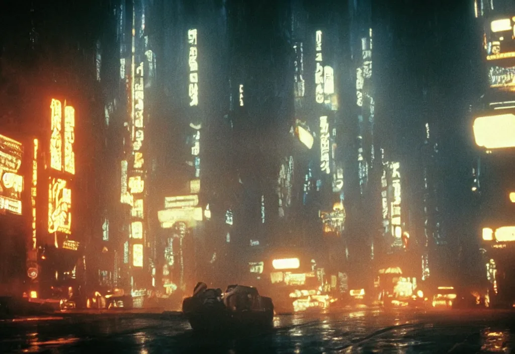 Image similar to blade runner movie still