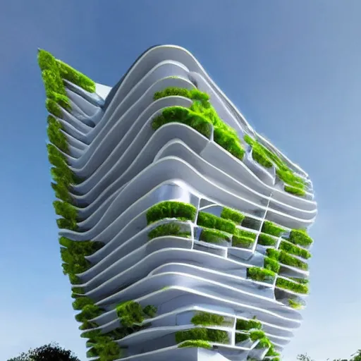 Image similar to new architecture that becomes popular in 2050