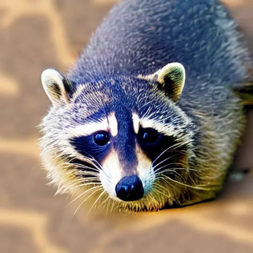 Prompt: “a raccoon mixed with a seal”