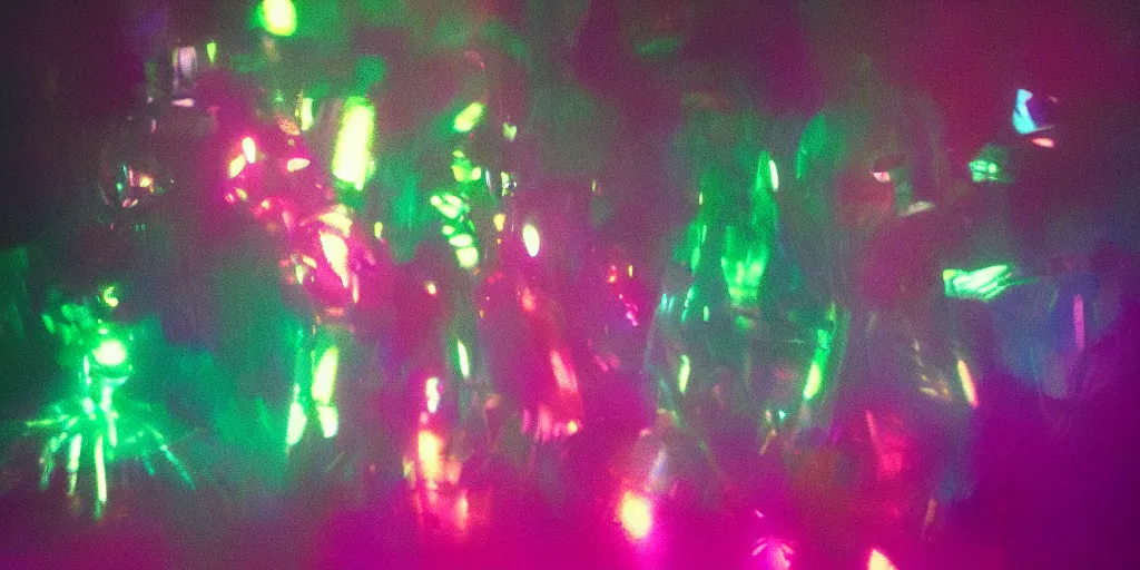 Prompt: iridescent, aberration, camera light leak, glow