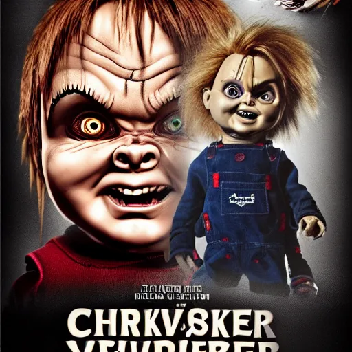 Image similar to Chucky versus Puppet Master movie poster